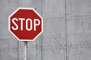 Someone Runs a Stop Sign